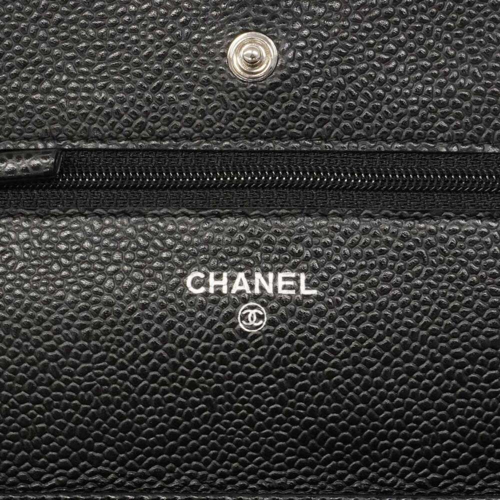 CHANEL Black Caviar Leather Wallet - Picture 5 of 7